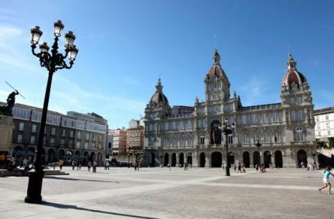 Apartamento En Pleno Centro Lägenhet A Coruña Exteriör bild